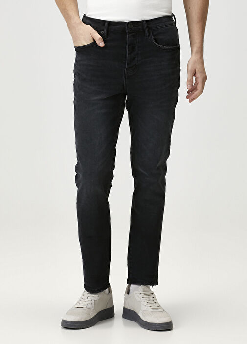 purple brand size30 スリムフィット　黒 Purple Brand - Slim Fit Siyah Jean Pantolon - Siyah