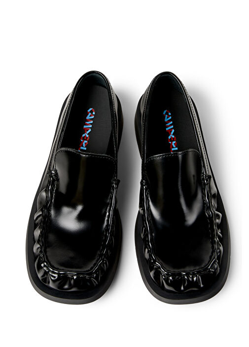 1978 Siyah Erkek Deri Ayakkabı - Görsel 4