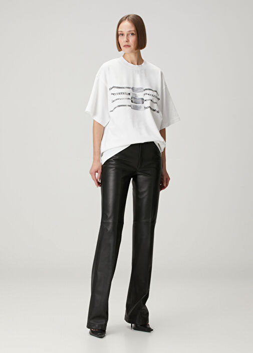 Alexander Wang Beyaz Kadın Beyaz Baskılı T-shirt 1909918 | Beymen