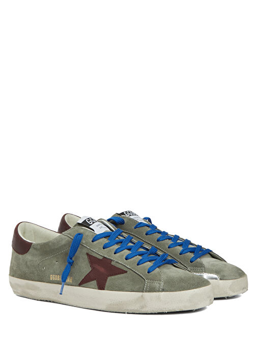 Super Star Haki Erkek Deri Sneaker - Görsel 3