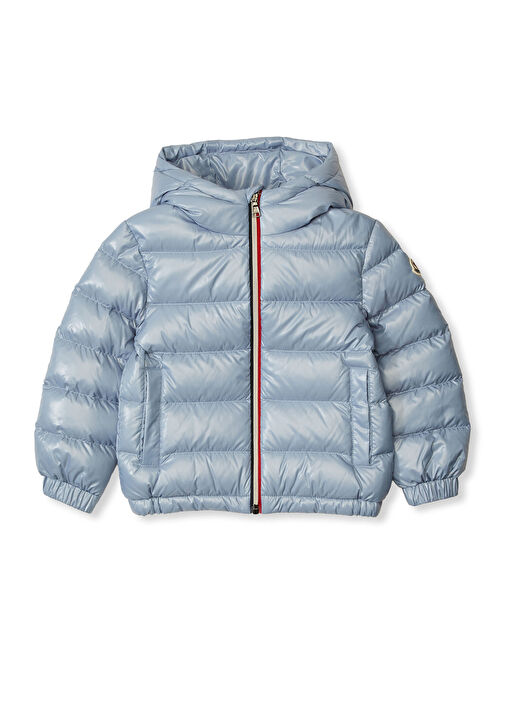 Moncler - New Aubert Mavi Erkek Çocuk Mont - Mavi
