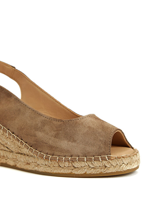 Vizon Kadın Süet Espadril - Görsel 7