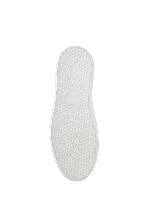 Beyaz Erkek Deri Sneaker - Görsel 6