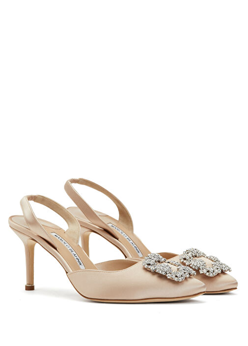 Hangisli Bej Topuklu Ayakkabı - Görsel 3