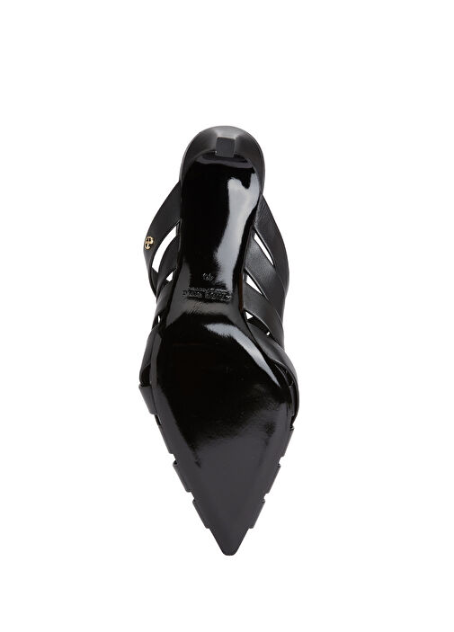 Eva Siyah Kadın Deri Terlik - Görsel 6