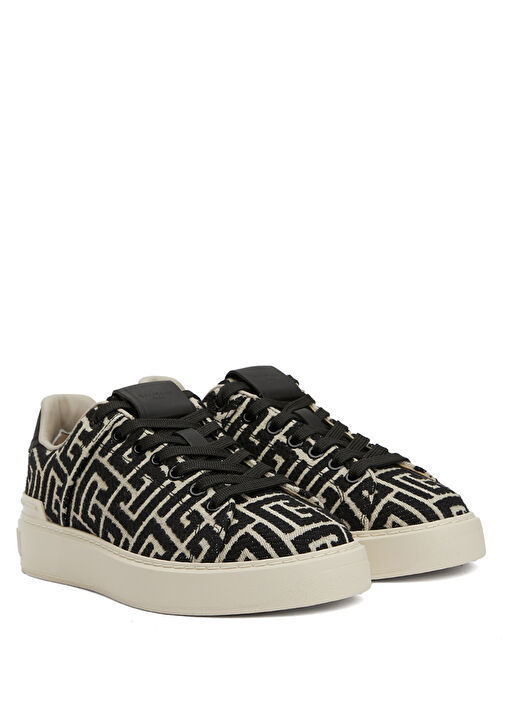 Siyah Beyaz Kadın Sneaker - Görsel 3