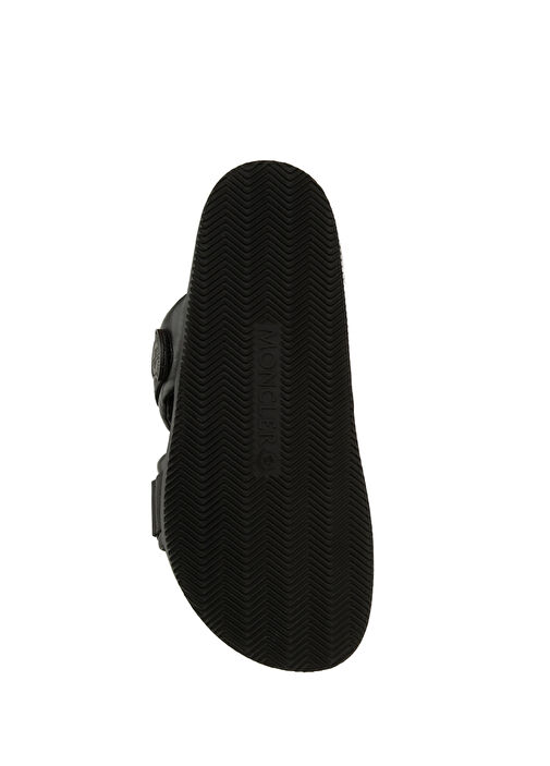 Mon Summer Siyah Kadın Deri Terlik - Görsel 6