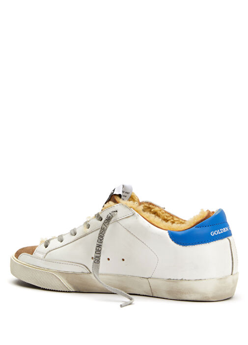 Superstar Mavi Beyaz Kadın Deri Sneaker - Görsel 4