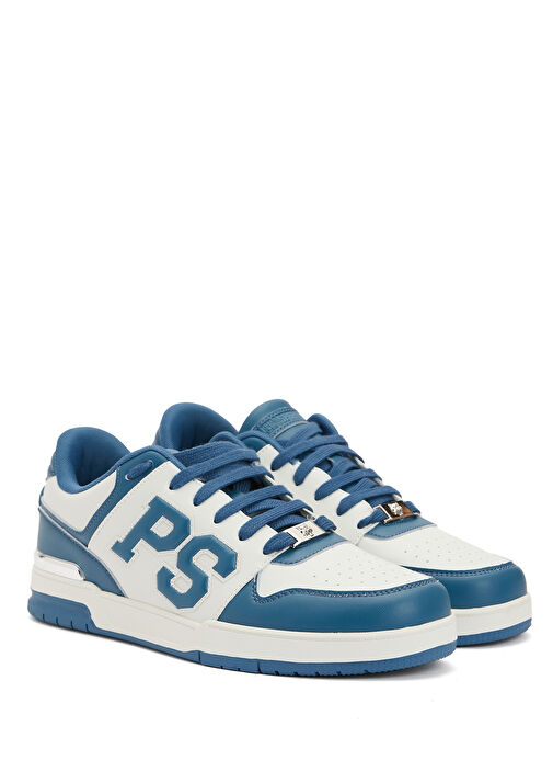 Mavi Beyaz Logo Detaylı Erkek Sneaker - Görsel 3