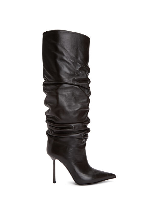 Stivale Bella Koyu Kahverengi Kadın Deri Çizme - Görsel 2