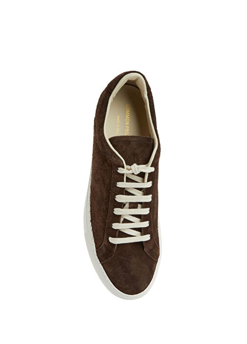 Kahverengi Erkek Deri Sneaker - Görsel 5