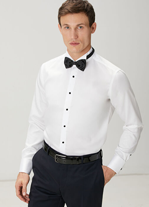 Beyaz Smokin Gömleği