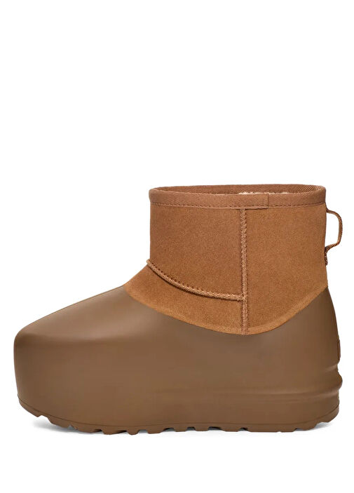 Classic Mini Pumped Molded Taba Kadın Süet Bot - Görsel 4