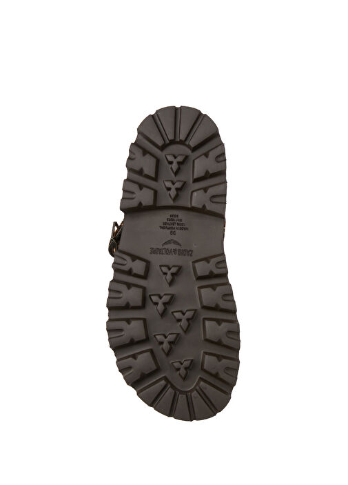 Ride Leopar Desenli Kadın Deri Terlik - Görsel 5