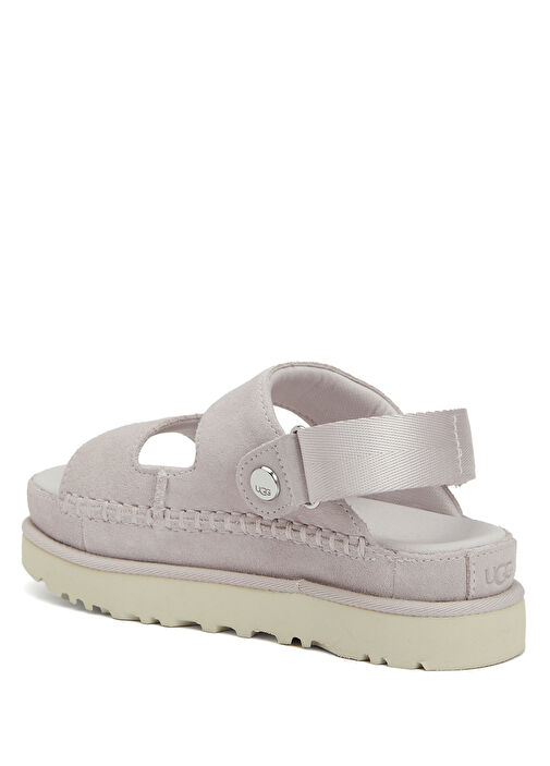 GoldenStar Lila Kadın Süet Sandalet - Görsel 4