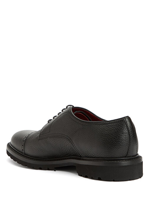 Siyah Erkek Deri Ayakkabı - Görsel 4