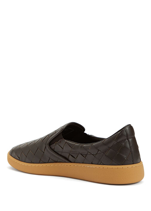 Sawyer Koyu Kahverengi Erkek Deri Sneaker - Görsel 4