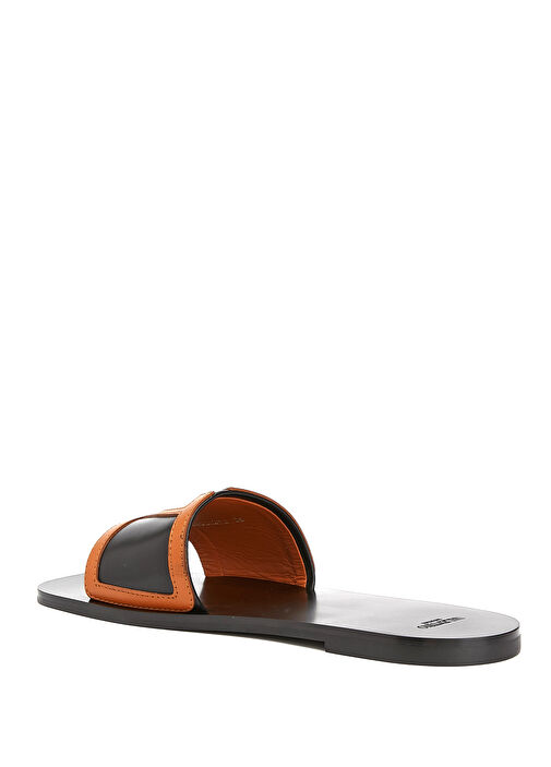 Viva Superstar Siyah Kadın Deri Terlik - Görsel 4