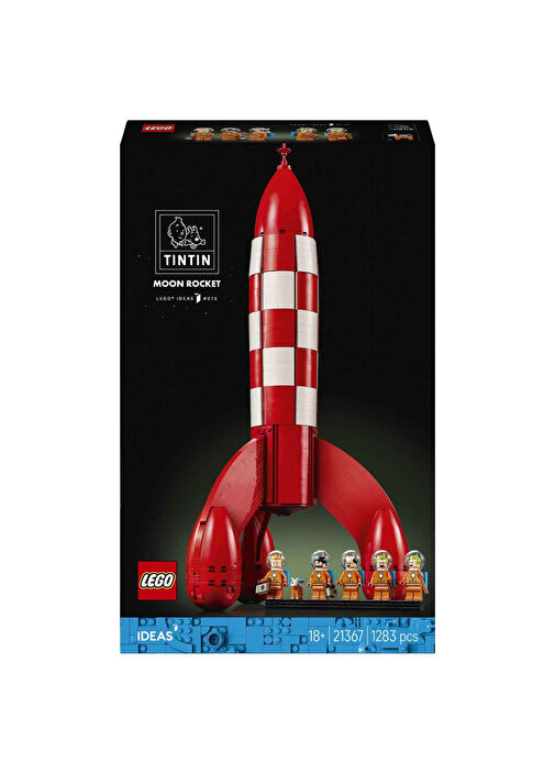 LEGO - Ideas Tintin Ay Roketi 1283 Parça 18+ Yaş Dekoratif Yapı