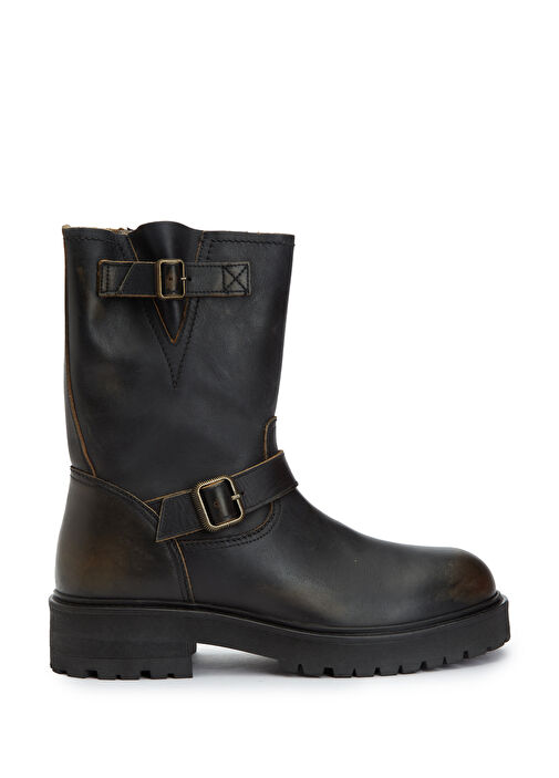 Tait Koyu Kahverengi Erkek Deri Bot - Görsel 2