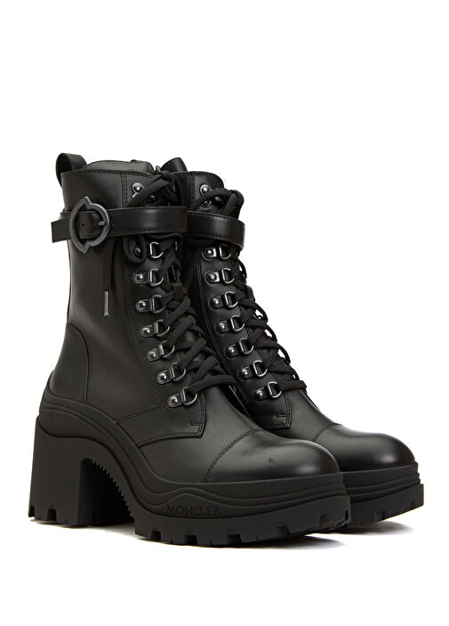 Siyah Kadın Deri Bot - Görsel 3