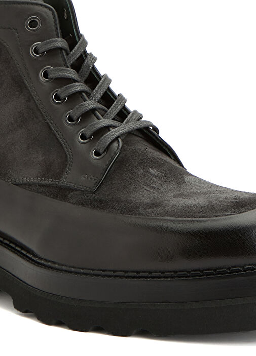 Antrasit Erkek Süet Detaylı Bot - Görsel 7