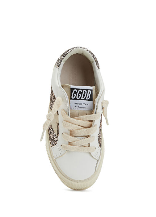 May Beyaz Payetli Unisex Çocuk Sneaker - Görsel 5