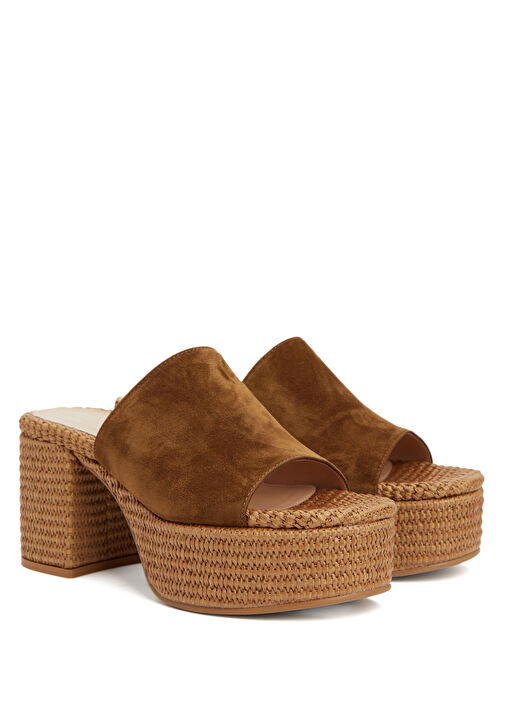 Taba Kadın Deri Terlik - Görsel 3