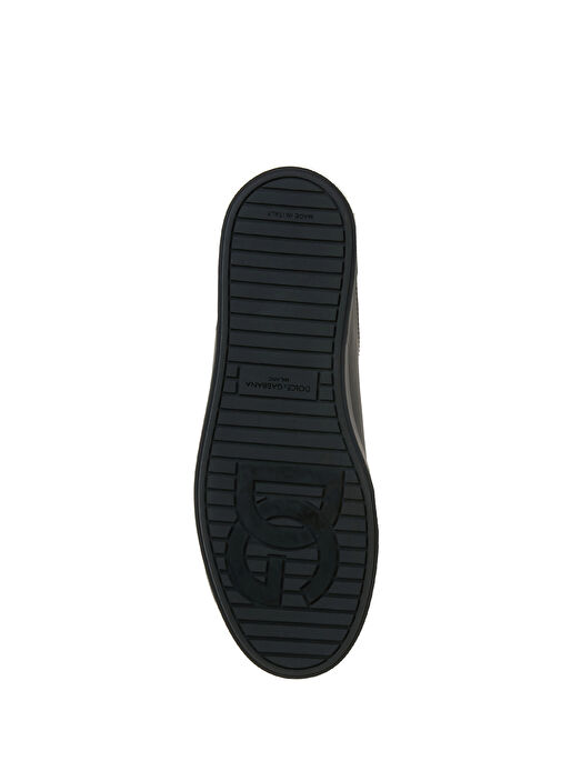 Siyah Erkek Deri Sneaker - Görsel 6