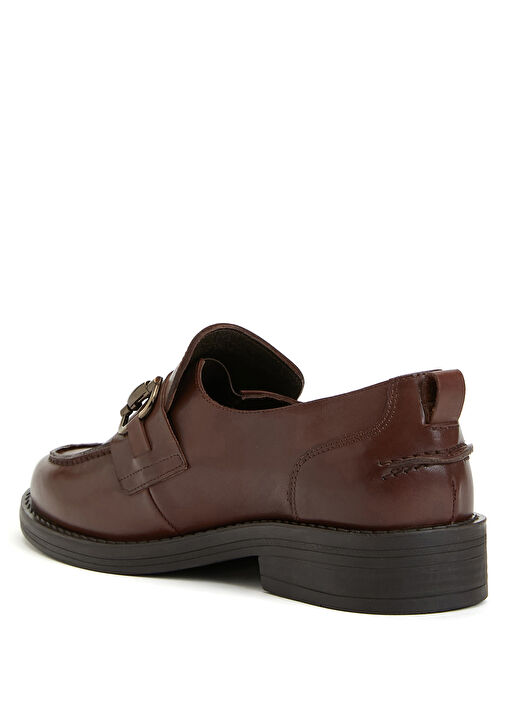 Divarese Divarese Kahverengi Kadın Deri Loafer Casual Ayakkabı | Beymen Kahverengi - 4. görsel