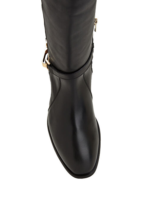 Siyah Kadın Deri Çizme - Görsel 11
