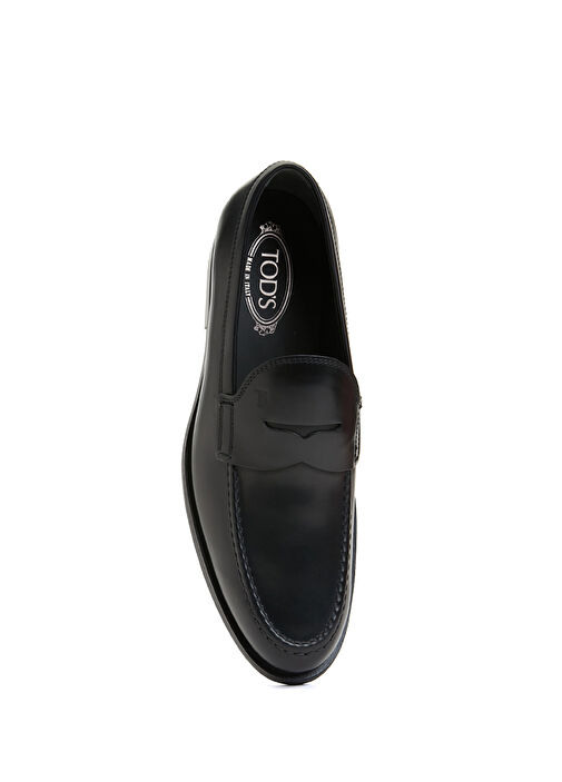 Siyah Erkek Deri Loafer - Görsel 5