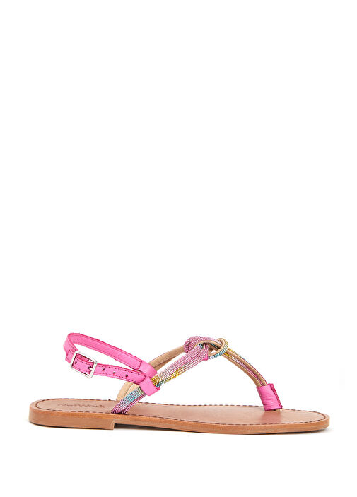 Taba Kadın Deri Sandalet - Görsel 8