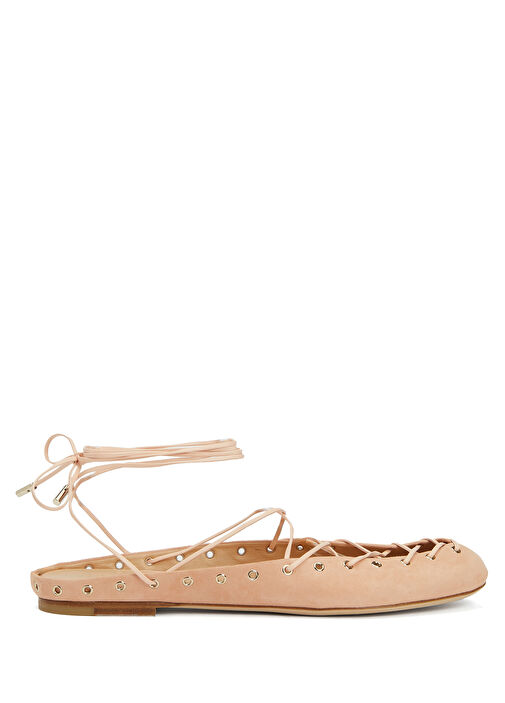 Ghilies Pudra Kadın Deri Sandalet - Görsel 2