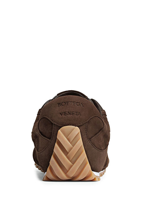 Bottega Veneta Koyu Kahverengi Bottega Veneta Deri Erkek Sneaker