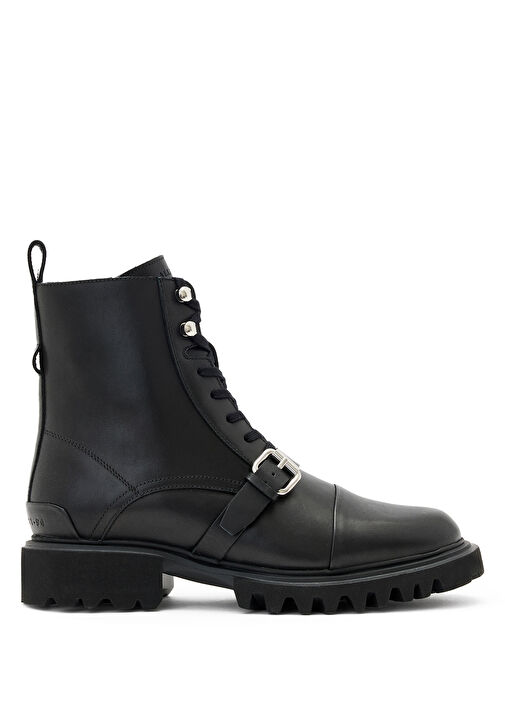 Tori Siyah Kemer Detaylı Deri Bot - Görsel 2