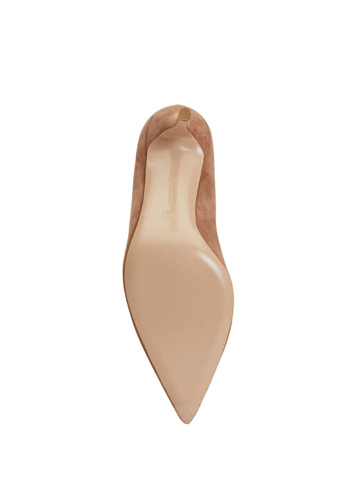 Pudra Süet Stiletto - Görsel 6