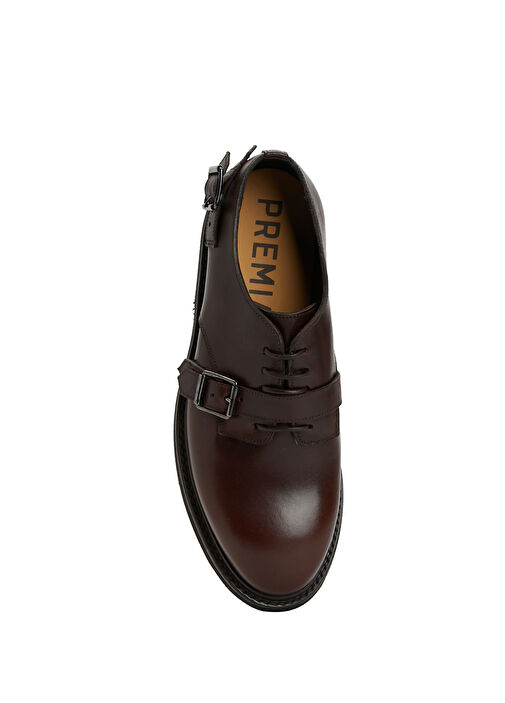 Kahverengi Erkek Deri Ayakkabı - Görsel 5