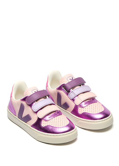 Small V-10 Chromefree Çocuk Deri Sneaker - Görsel 3