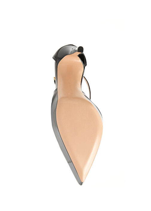 Kasia Siyah Deri Topuklu Ayakkabı - Görsel 6