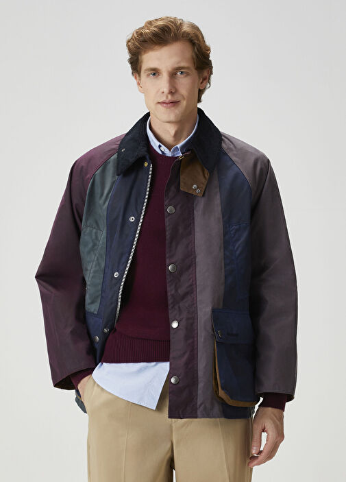 Paul Smith x Barbour - Colorblocked Ceket - Çok Renkli