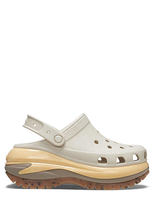 Crocs - Mega Crush Clog Bej Kadın Terlik - Bej-Kahve
