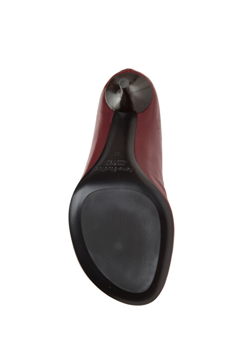 Bordo Kadın Deri Bot - Görsel 6