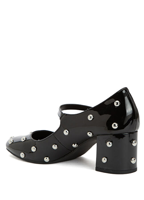 Siyah Taşlı Kadın Ayakkabı - Görsel 4