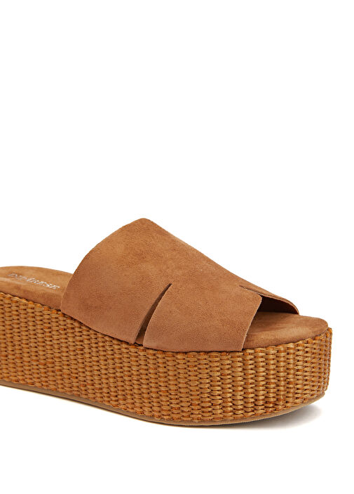 Taba Kadın Süet Terlik - Görsel 7