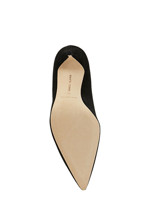 Siyah Süet Stiletto - Görsel 6