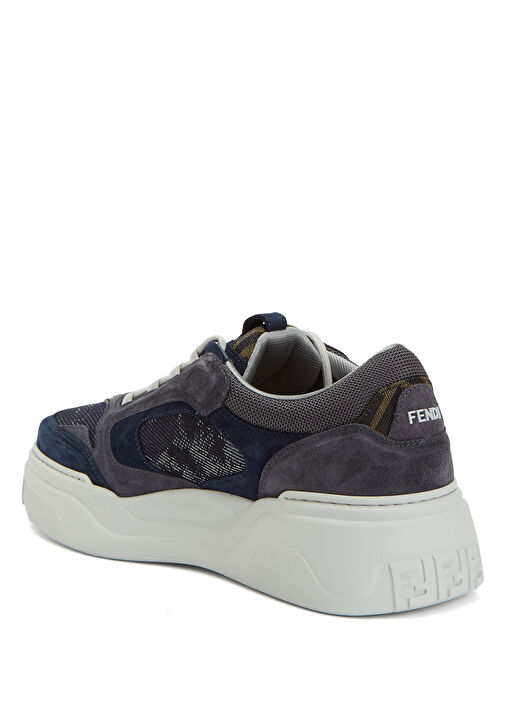 Fendi Fendi Force Lacivert Erkek Süet Ayakkabı Sneaker | Beymen Lacivert - 4. görsel
