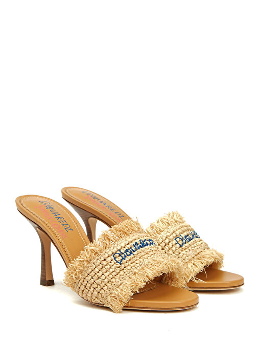 Naturel Kadın Rafya Terlik - Görsel 3