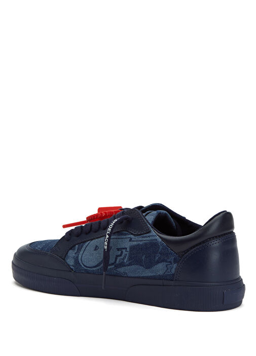 Off-white Off-white Out Of Office Lacivert Desenli Erkek Deri Sneaker | Beymen Lacivert - 4. görsel