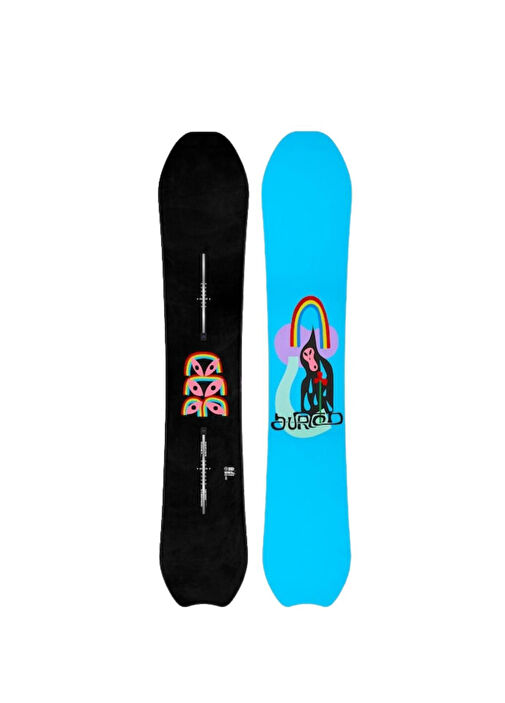 スノーボード BURTON DEEP THINKER 157 mark gonzales Burton - Deep Thinker Board Erkek Snowboard - Çok Renkli